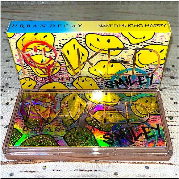 SOLD OUT LIMITED EDITION UD x Smiley Naked Mucho Happy Eyeshadow Palette - Picture 4 of 11